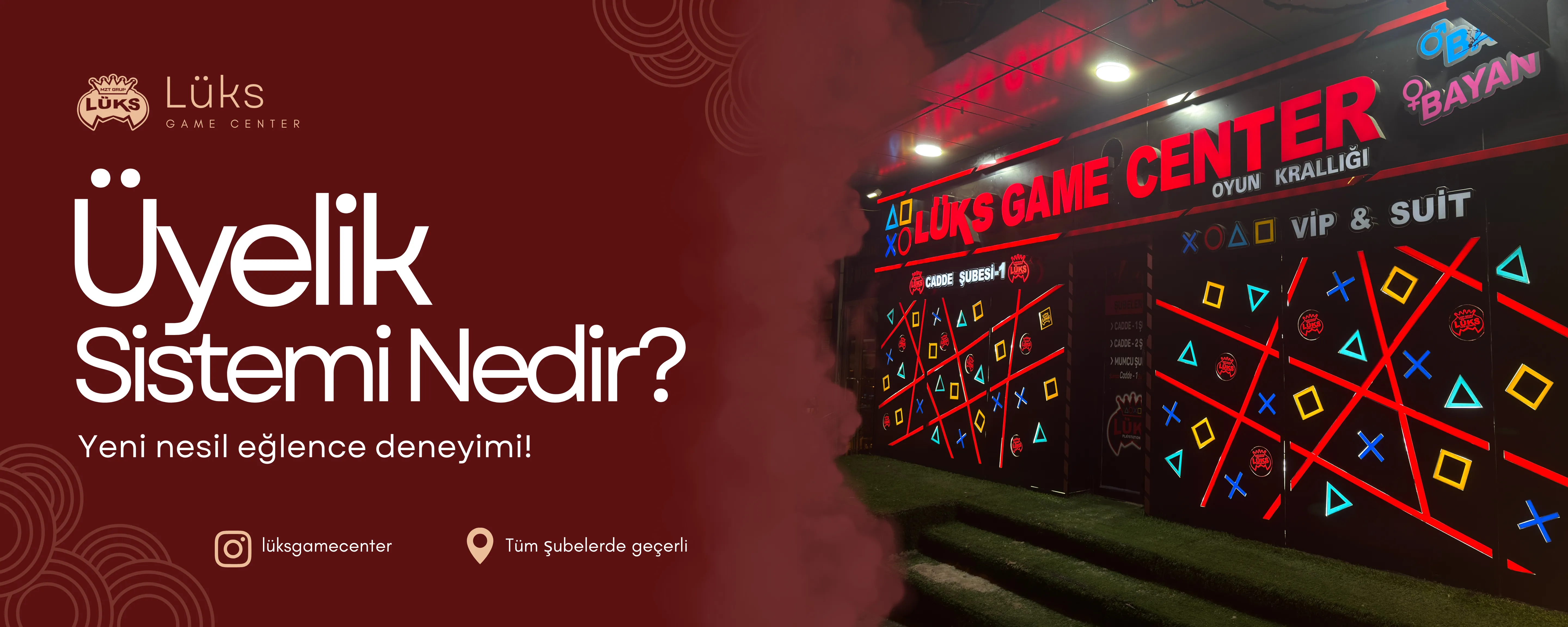 Lüks Game Center Üyelik Sistemi